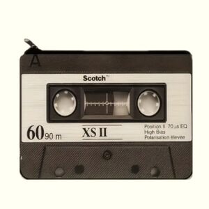 Retro Cassette Makeup Bag